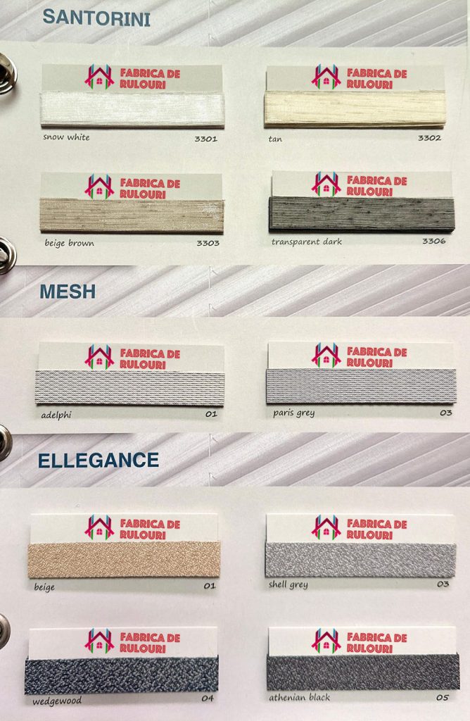 Jaluzele plisate și verticale - proiect 2